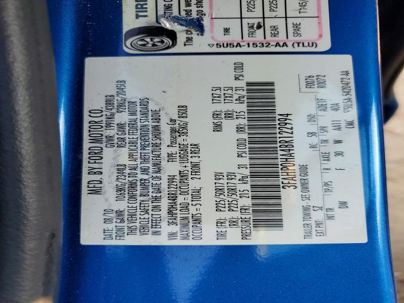 2011 Ford Fusion se