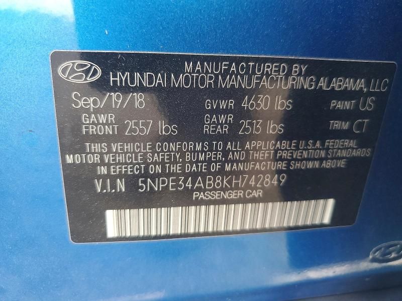 2019 Hyundai Sonata Limited