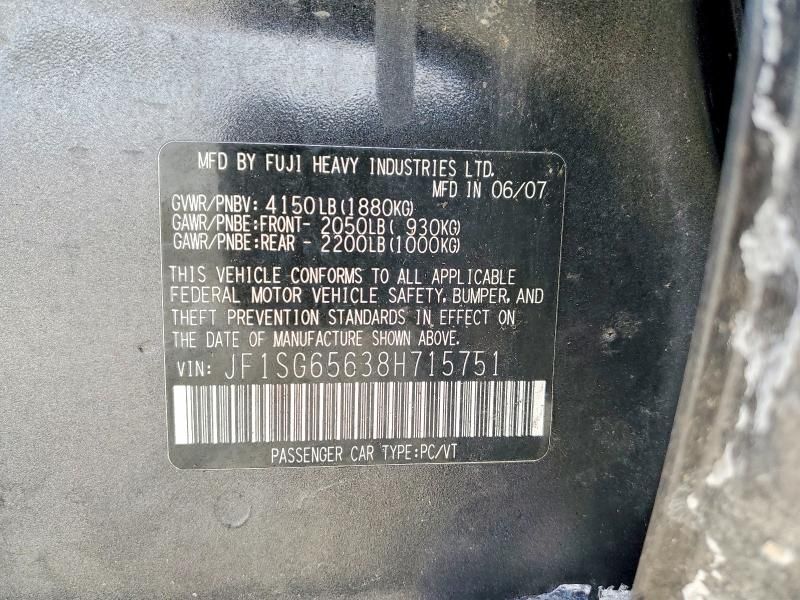 2008 Subaru Forester 2.5x Premium