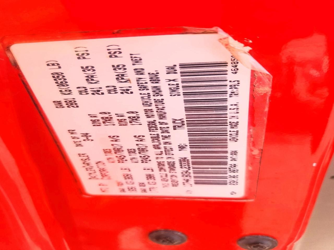 2004 Dodge RAM 1500 ST