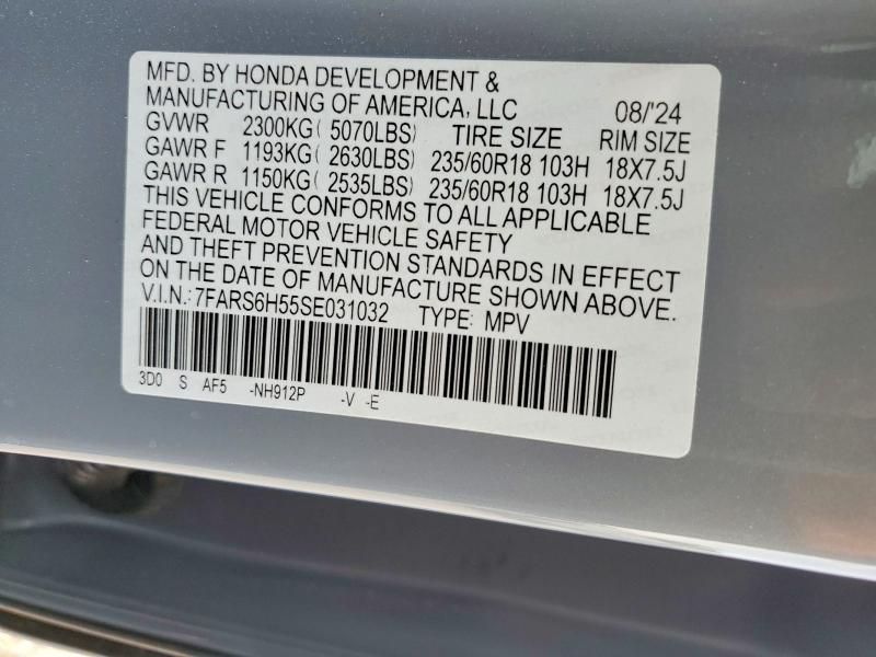 2025 Honda Cr-v Sport