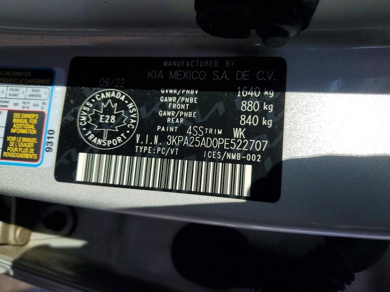 2023 KIA Rio s