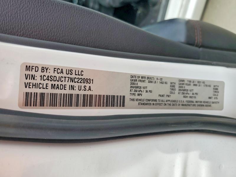 2022 Dodge Durango r