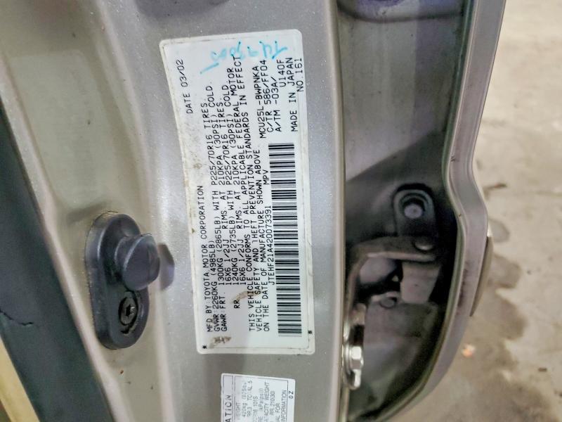 2002 Toyota Highlander Limited