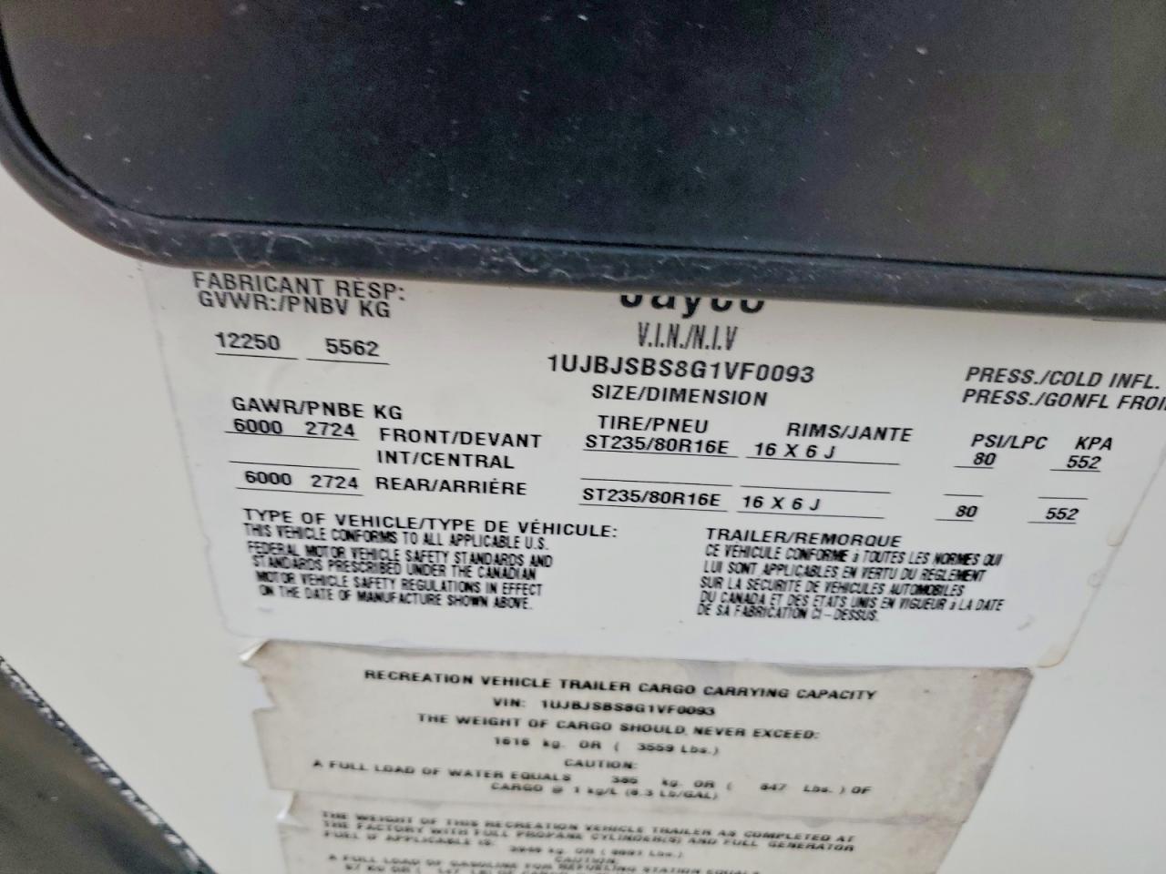 2016 Jayco Octane
