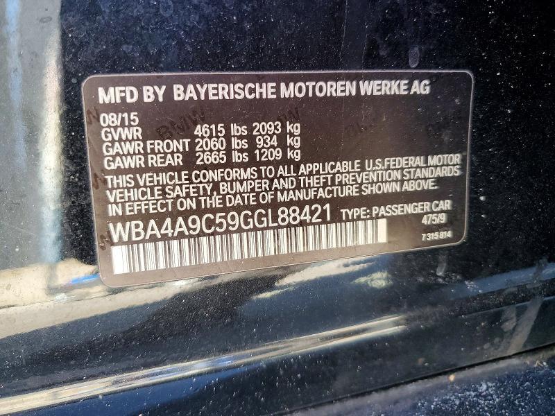 2016 BMW 428 i Gran Coupe Sulev