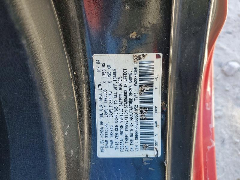 2005 Honda Civic si