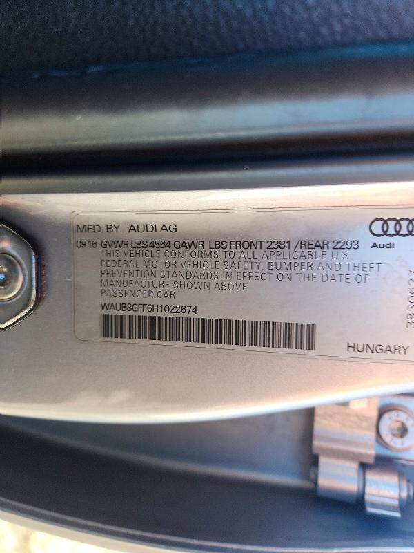 2017 Audi A3 Premium