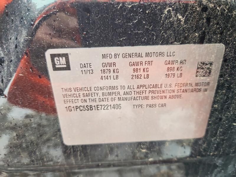 2014 Chevrolet Cruze lt