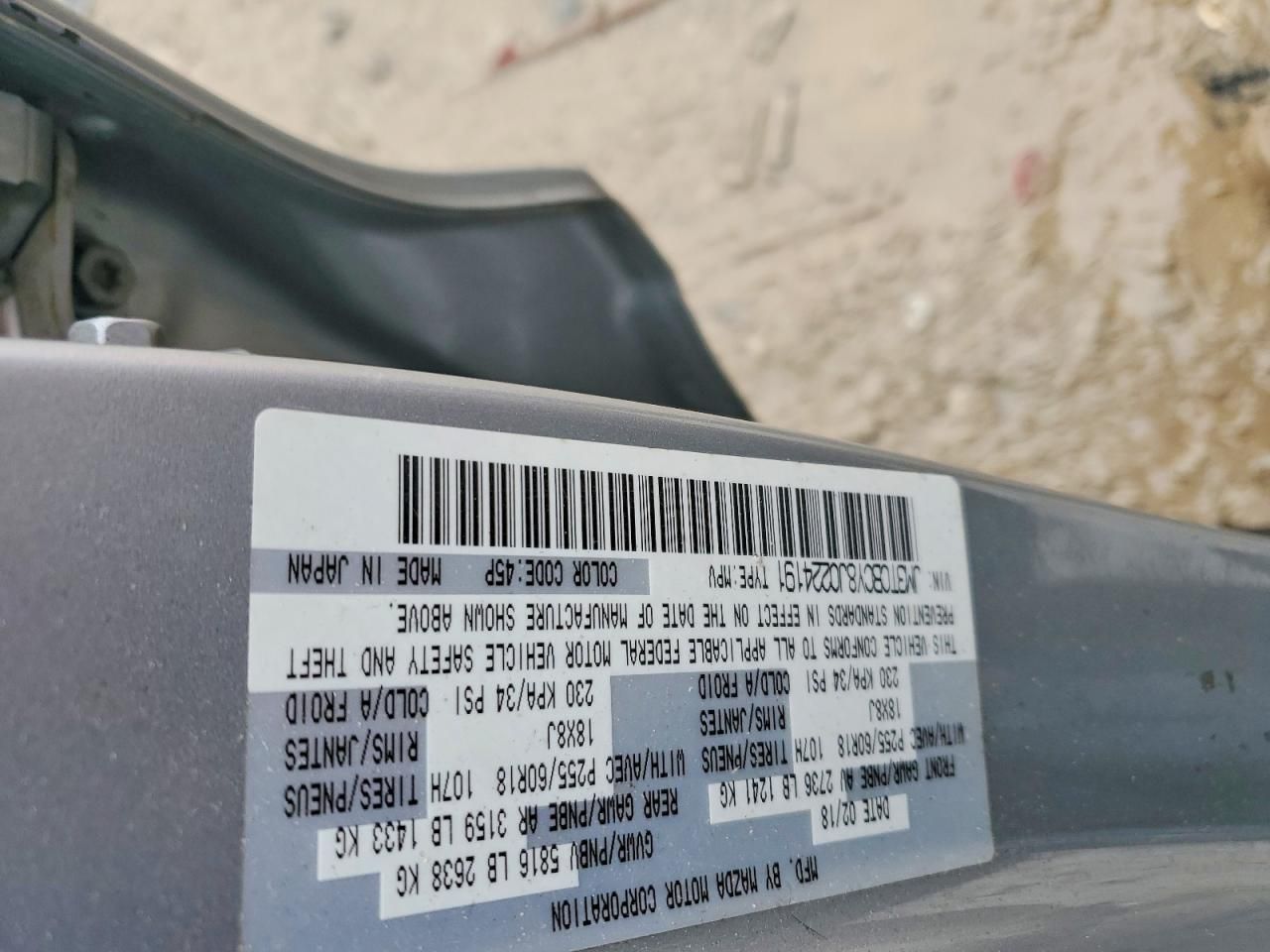 2018 Mazda Cx-9 Touring