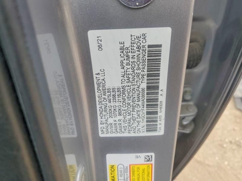 2021 Honda Accord Sport se