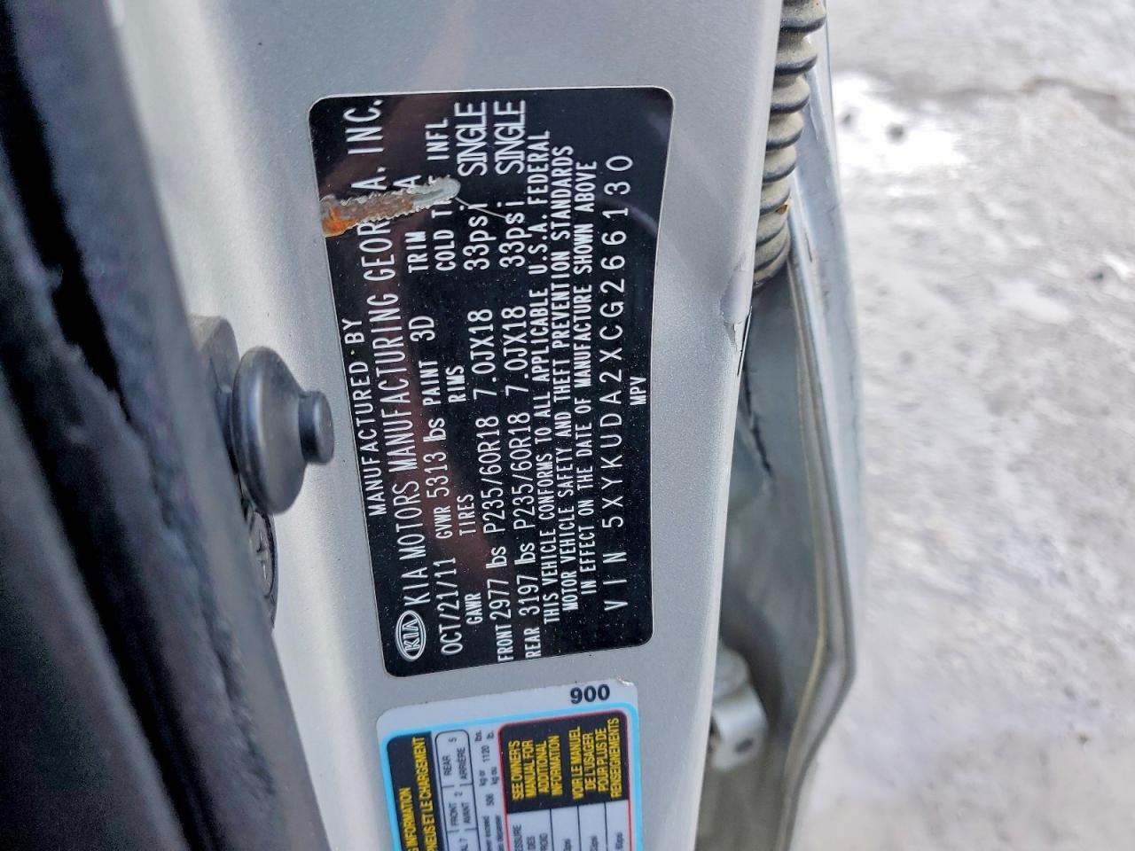 2012 KIA Sorento ex