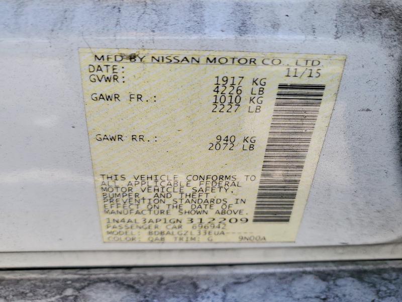 2016 Nissan Altima 2.5