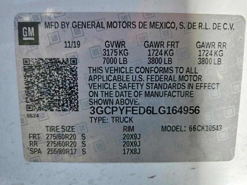 2020 Chevrolet Silverado K1500 LT Trail Boss