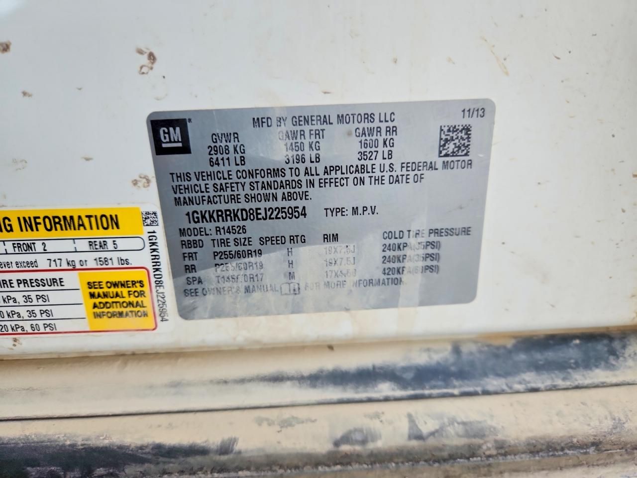 2014 GMC Acadia Slt-1