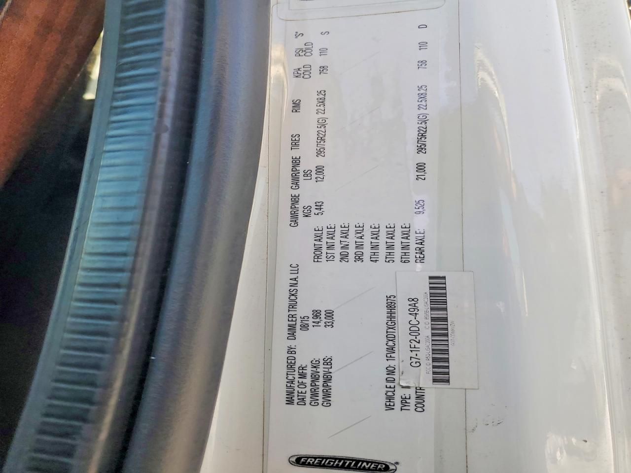 2016 Freightliner Business Class M2 Flatbed Truck