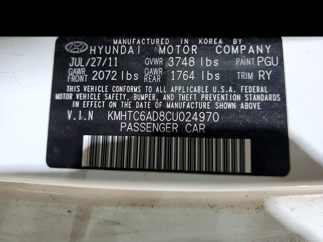 2012 Hyundai Veloster