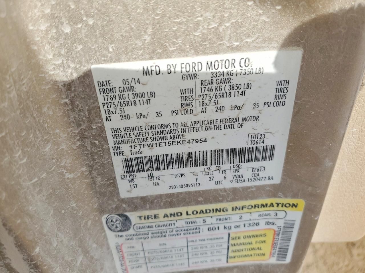 2014 Ford F150 Supercrew