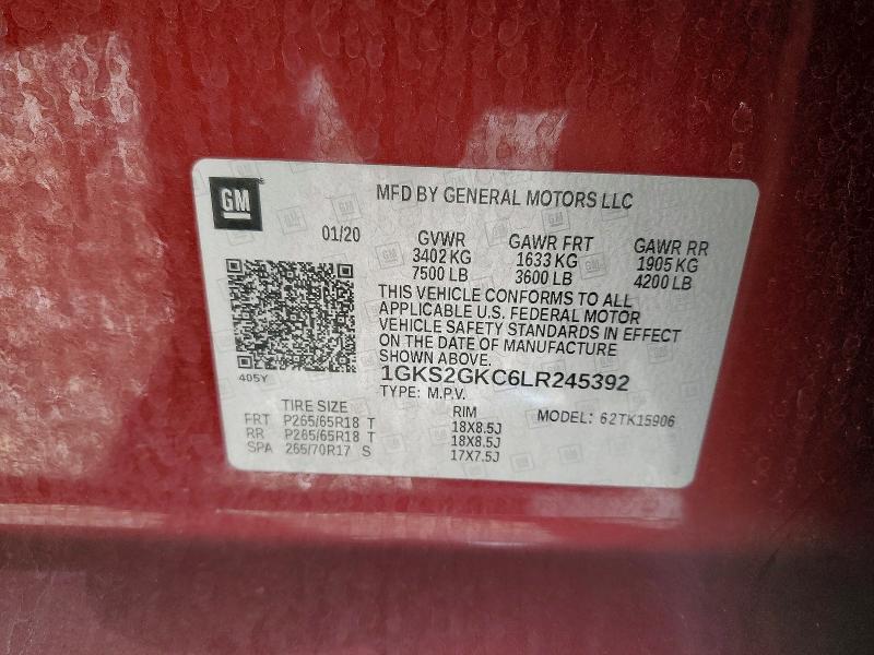 2020 GMC Yukon xl K1500 slt