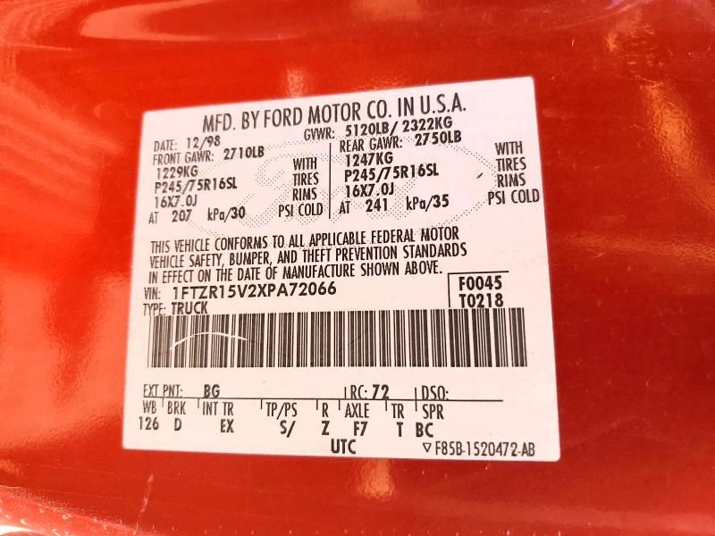 1999 Ford Ranger Super cab