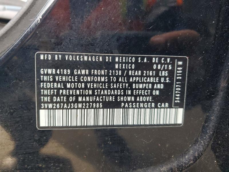 2016 Volkswagen Jetta s