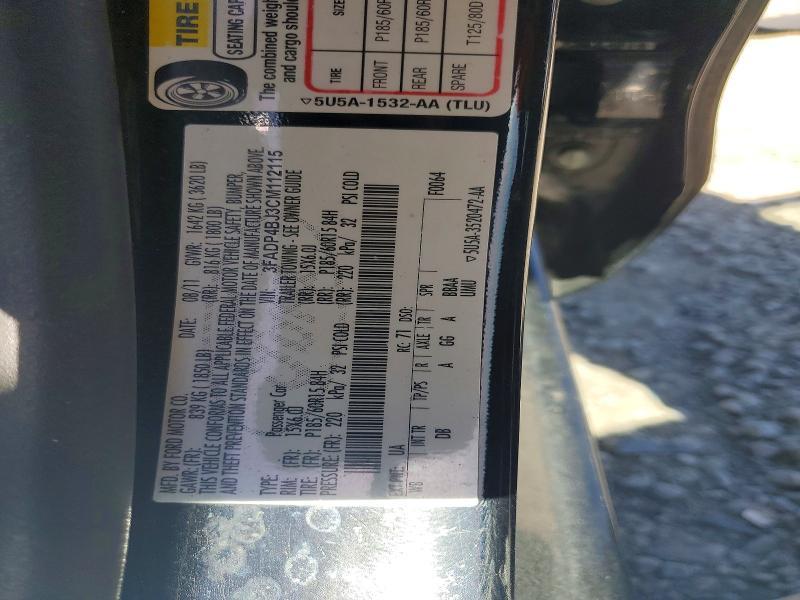 2012 Ford Fiesta se