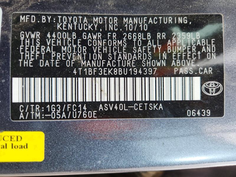 2011 Toyota Camry Base