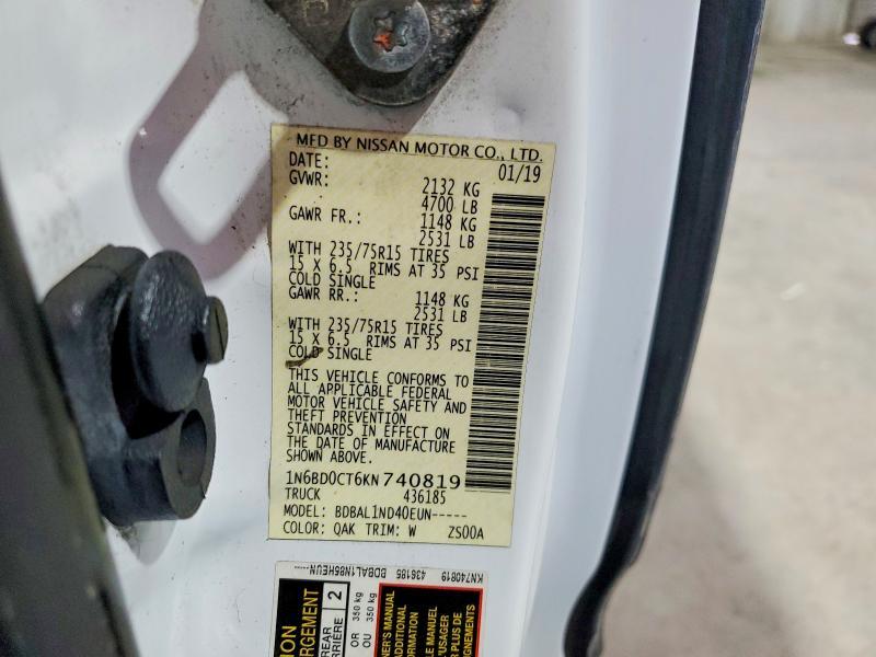 2019 Nissan Frontier s