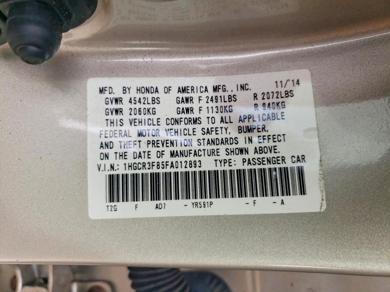 2015 Honda Accord exl