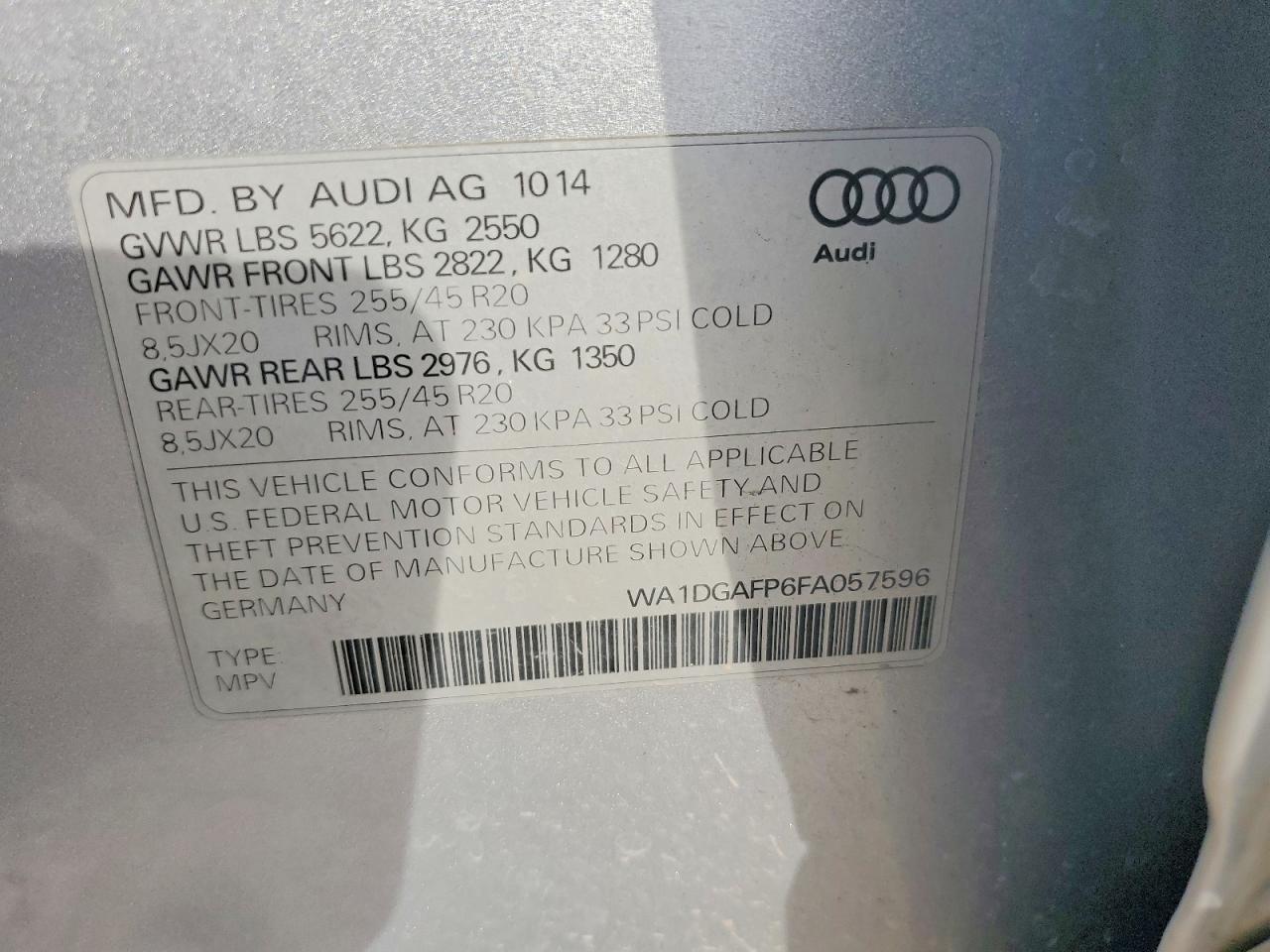 2015 Audi Q5 Premium Plus