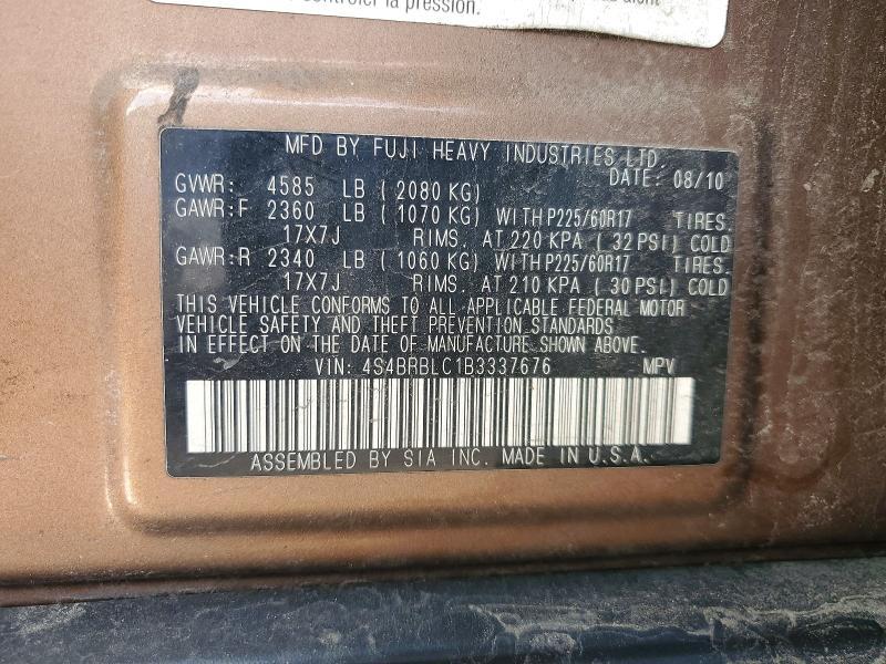 2011 Subaru Outback 2.5i Limited
