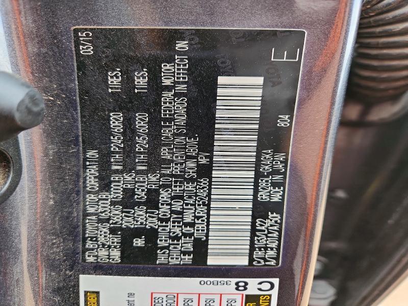 2015 Toyota 4runner Sr5/sr5 Premium