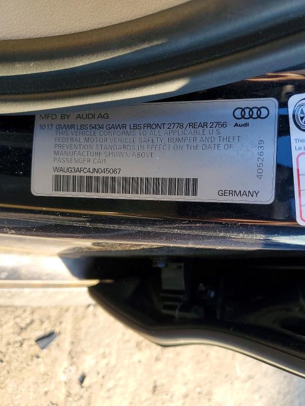 2018 Audi A6 Premium Plus
