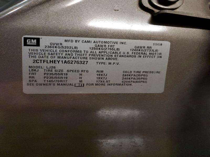 2010 GMC Terrain slt