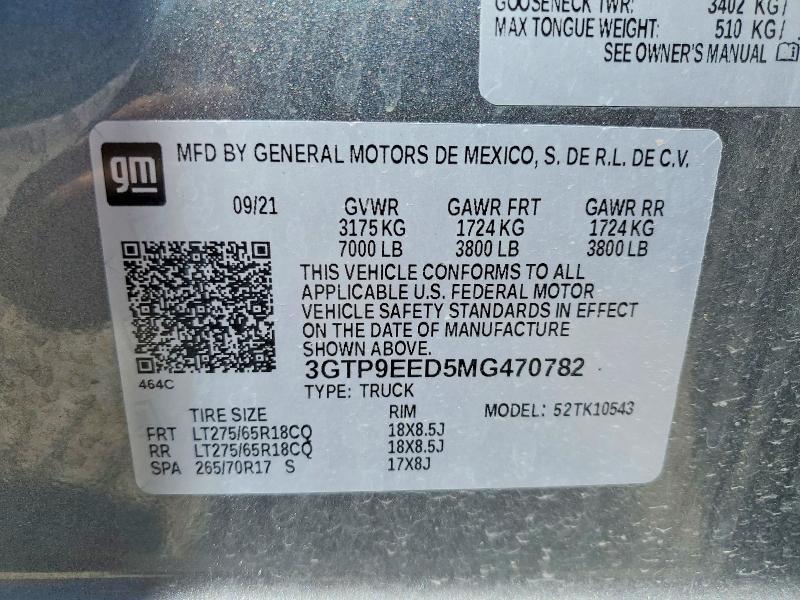 2021 GMC Sierra K1500 AT4