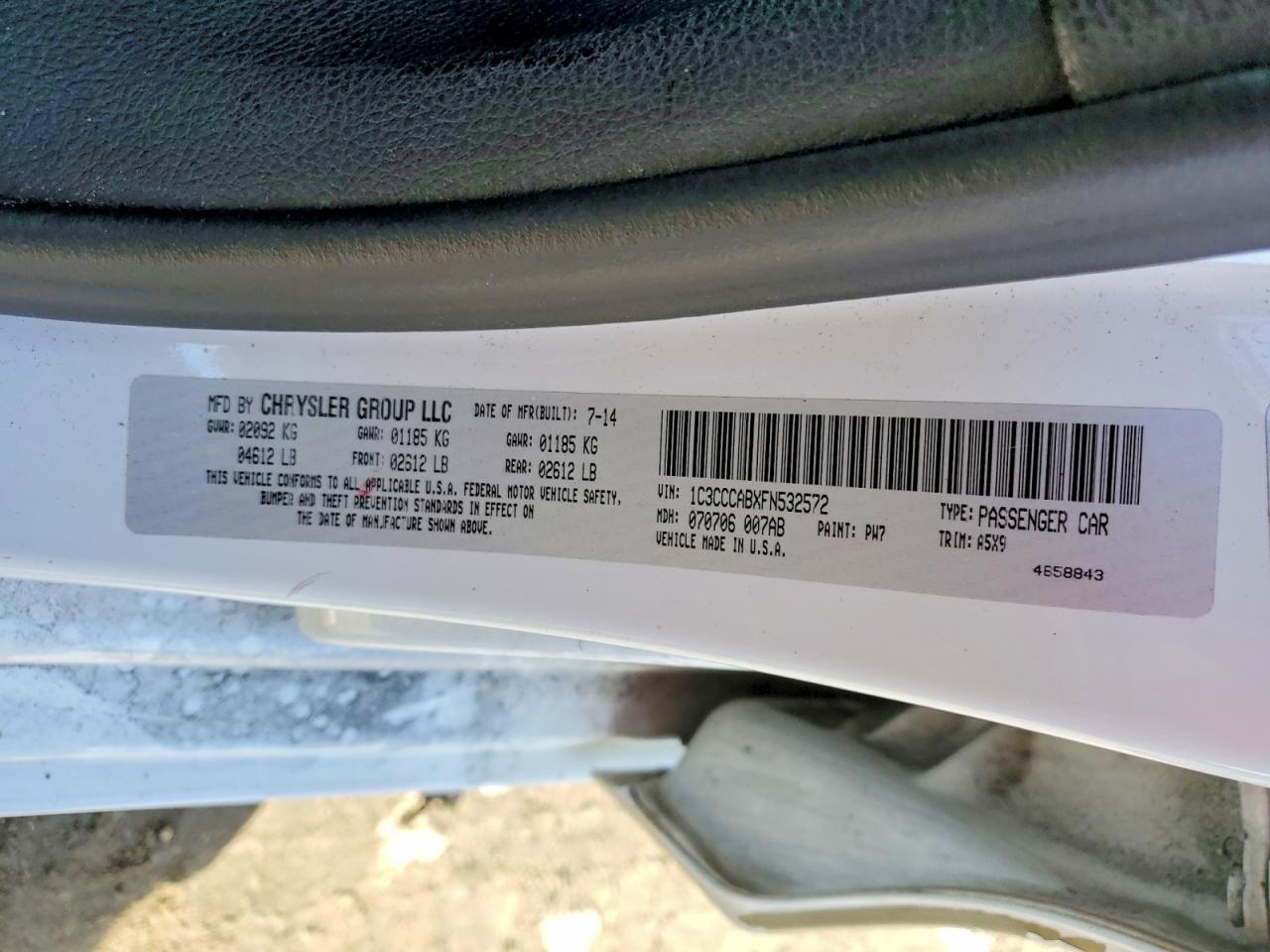 2015 Chrysler 200 Limited