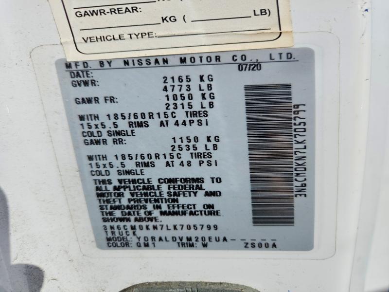 2020 Niss AN NV200 Utility / Service Van