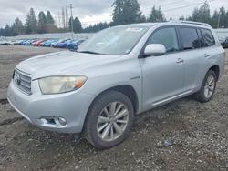 Toyota salvage cars for sale: 2009 Toyota Highlander Hybrid Limited