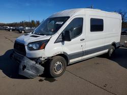 Salvage trucks for sale at Brookhaven, NY auction: 2018 Ford Transit T-250
