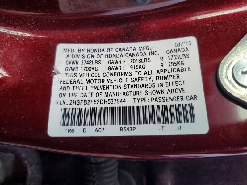 2013 Honda Civic lx