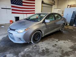 2016 Toyota Corolla l en venta en Candia, NH