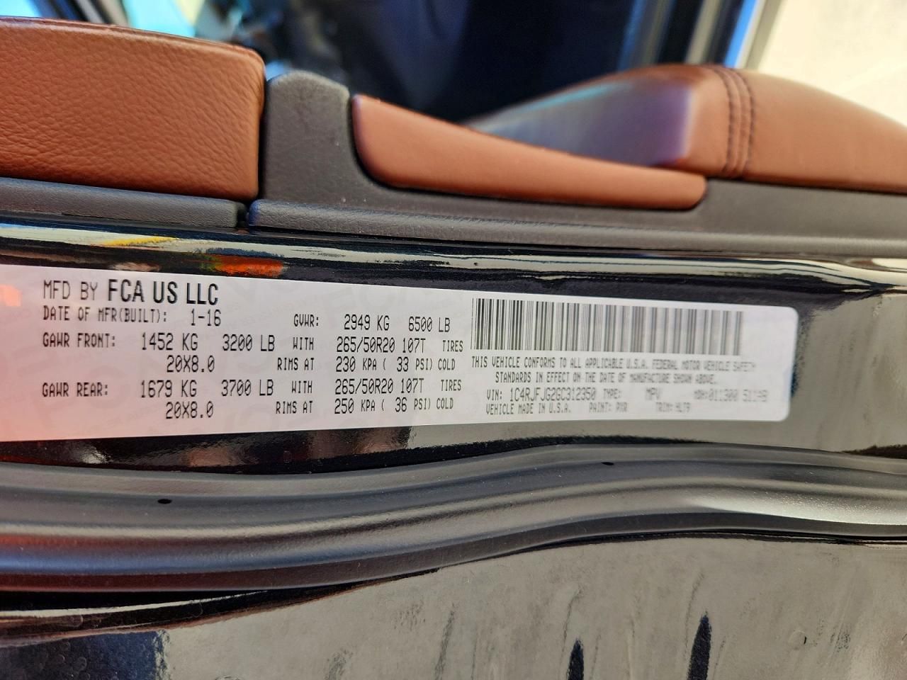 2016 Jeep Grand Cherokee Summit