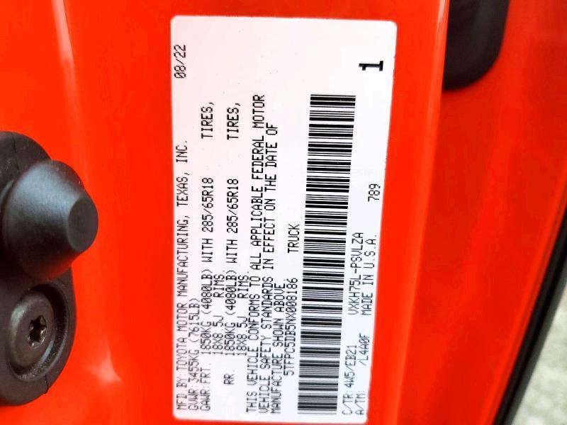 2022 Toyota Tundra TRD PRO HV