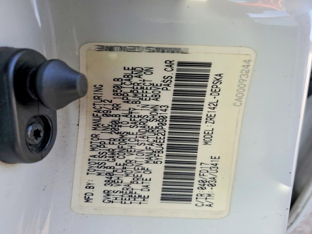 2013 Toyota Corolla Base