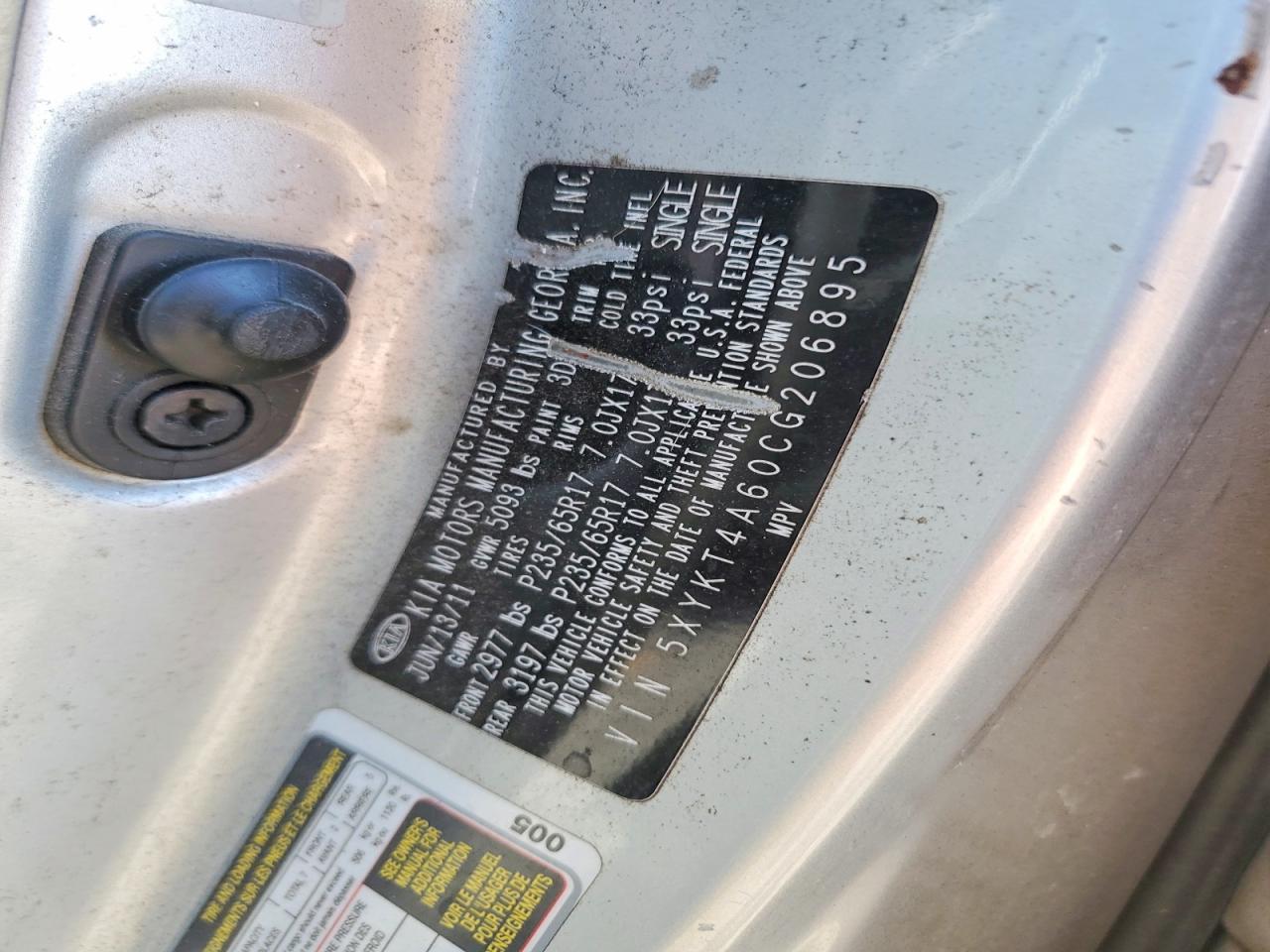 2012 KIA Sorento Base