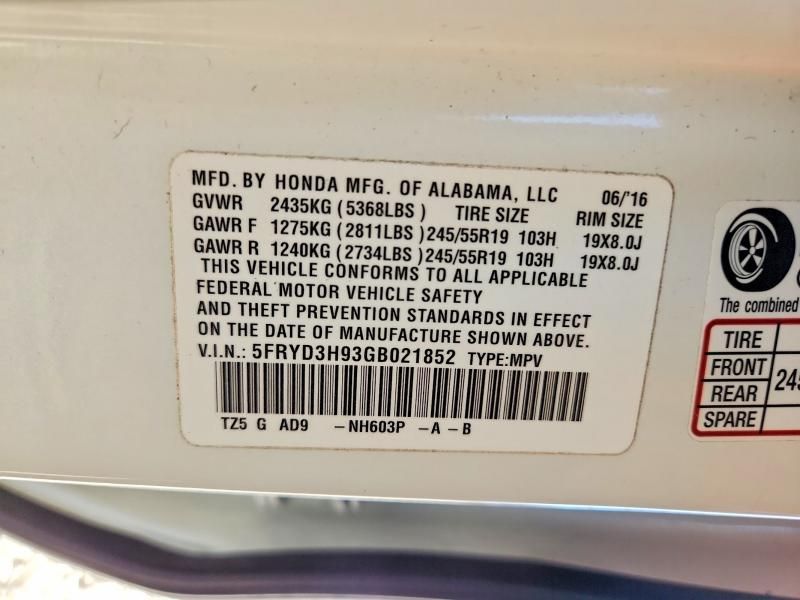 2016 Acura Mdx Advance