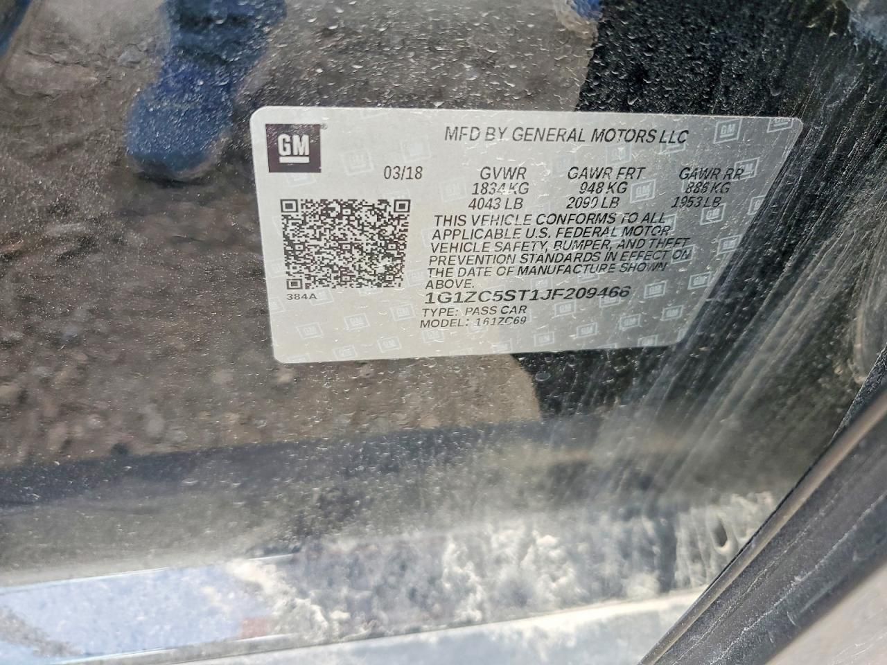 2018 Chevrolet Malibu ls