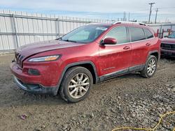 Jeep Vehiculos salvage en venta: 2016 Jeep Cherokee Limited