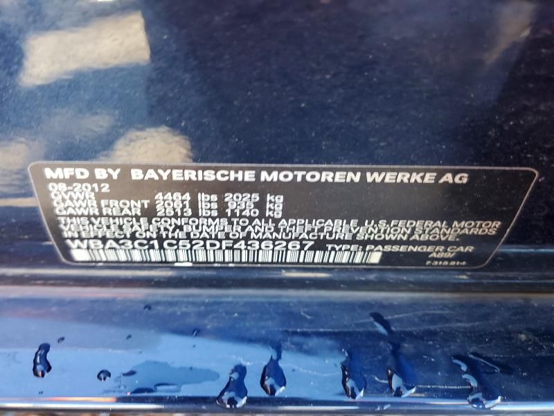 2013 BMW 328 i Sulev