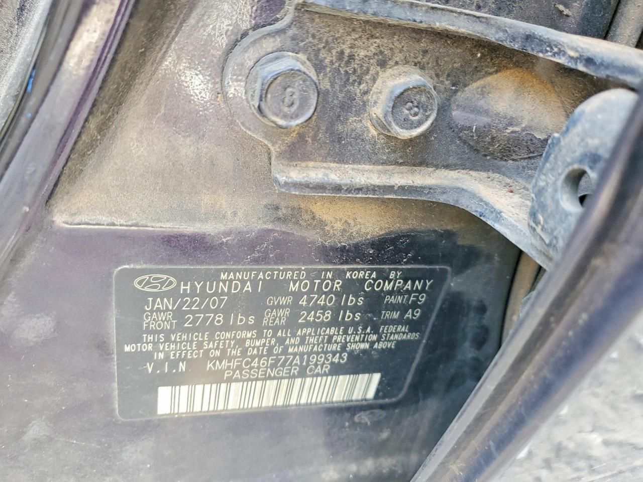 2007 Hyundai Azera se